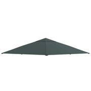Pavilion Roof Replacement 3x3m Sunshade Polyester Dark Grey