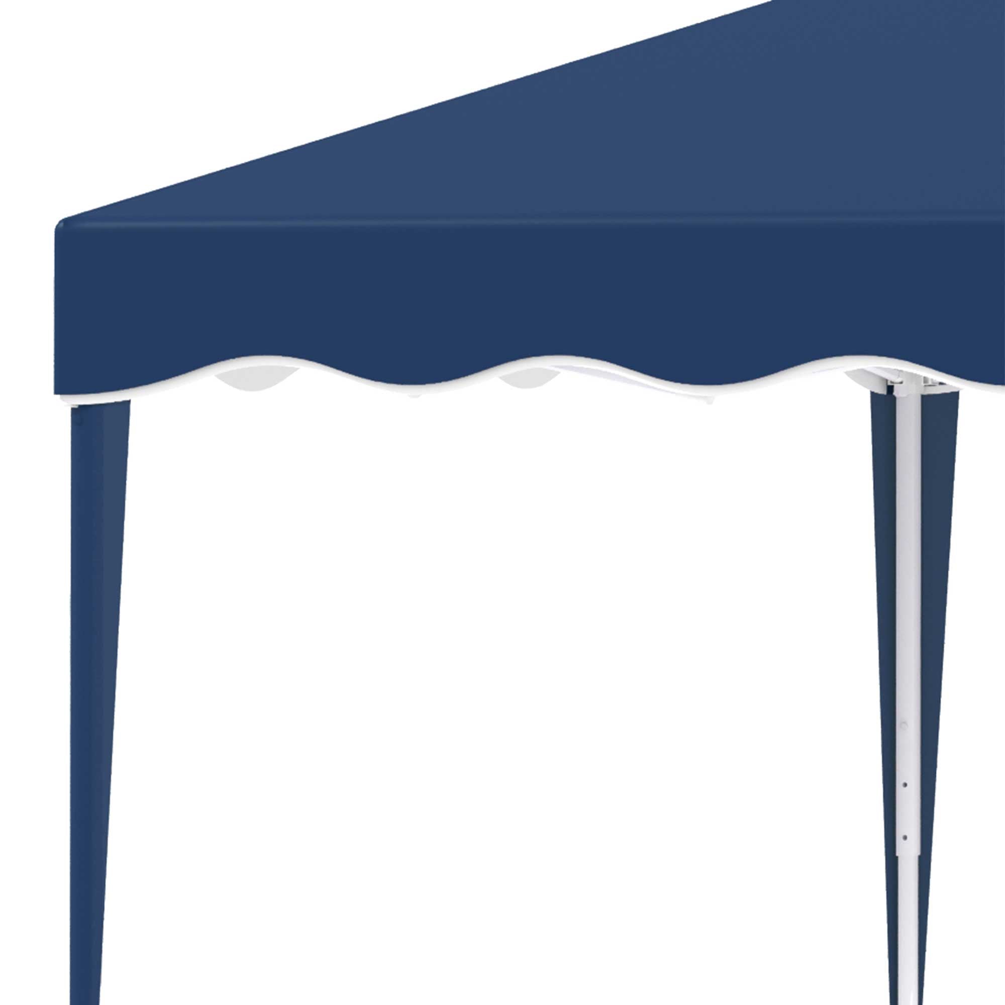Faltpavillon 3x3m, höhenverstellbar mit Tragetasche, Stahl und Oxford-Blau
