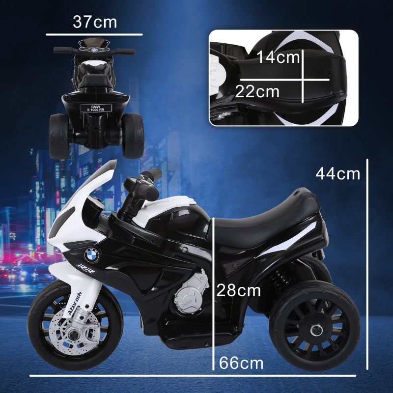 BMW S1000RR Electric Kids Motorcycle Music Headlights 18-36 Months - Black