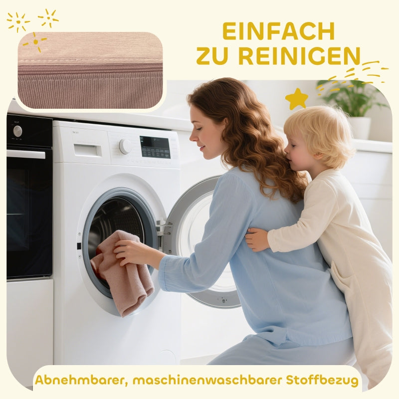 Soft Building Block Set, 12-Piece Washable Foam Blocks, Corduroy Pastel Colors