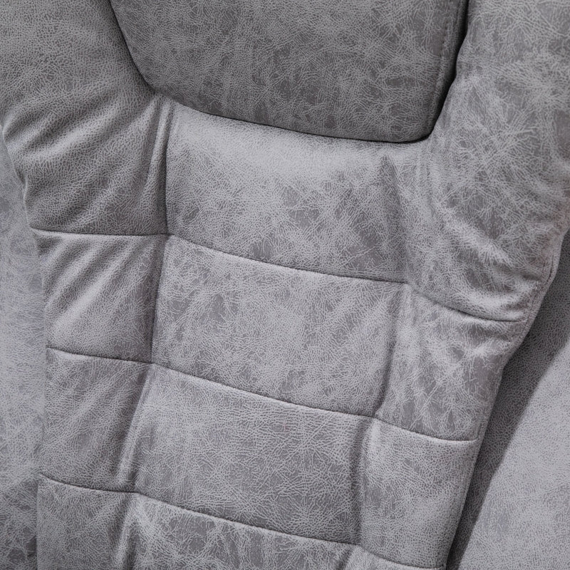 Vinsetto Office Chair, Massage, Reclining, Heating, Grey