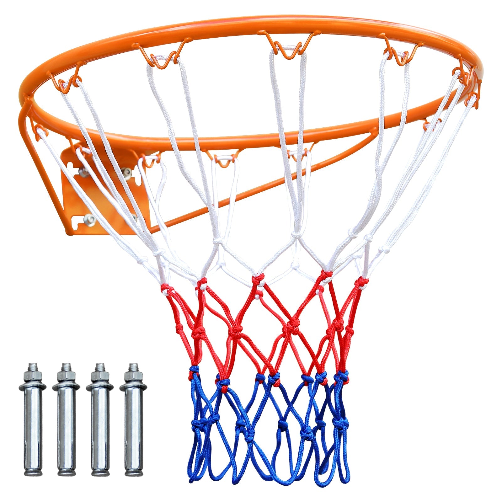 Basketball Rim Replacement, 45.72cm Heavy Duty Flex, Orange