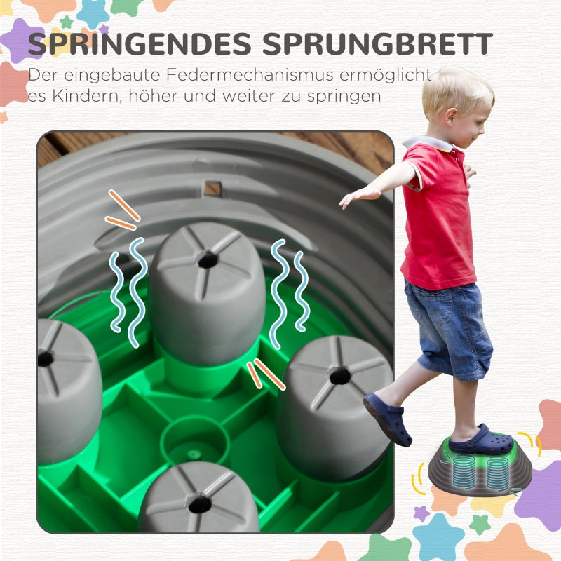 ZONEKIZ River Stones, Balance Stepping Stacking Game, Non-Slip, up to 80 kg