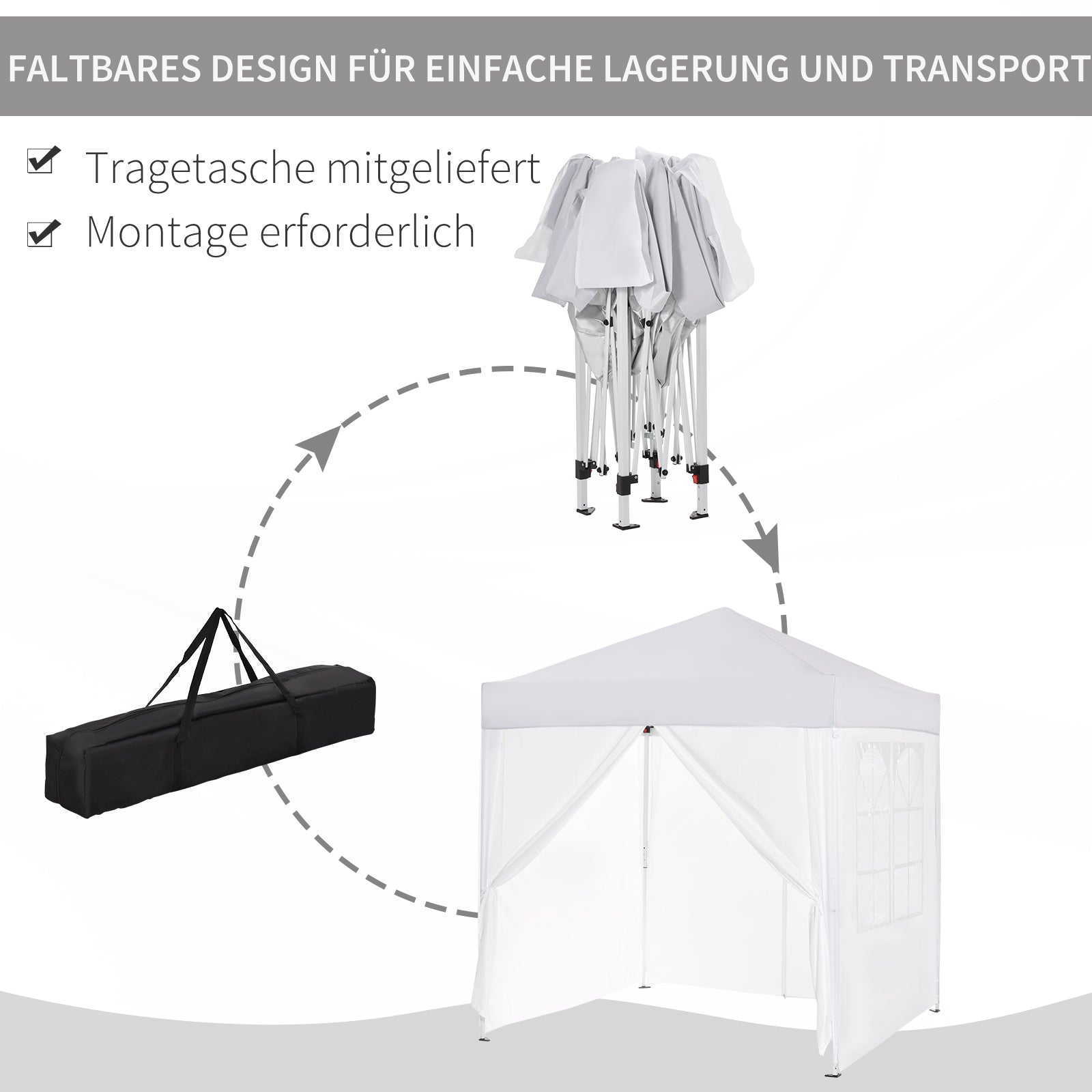 Tent Pegs & Guy Lines, Carrying Bag for Camping Accessories, Metal Oxford