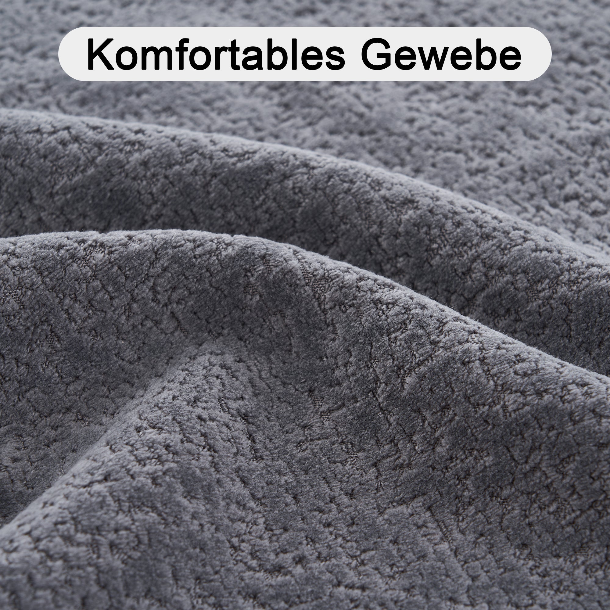 Modular Sofa Segmented Boneless No Assembly - Chenille Fabric