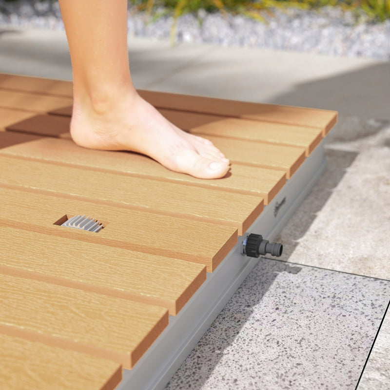 Floor Shower, Garden/Sauna, Adjustable, Aluminum