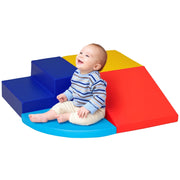 Foam Building Blocks, 4-Piece Soft Climbing & Construction Toys, Multi-colored