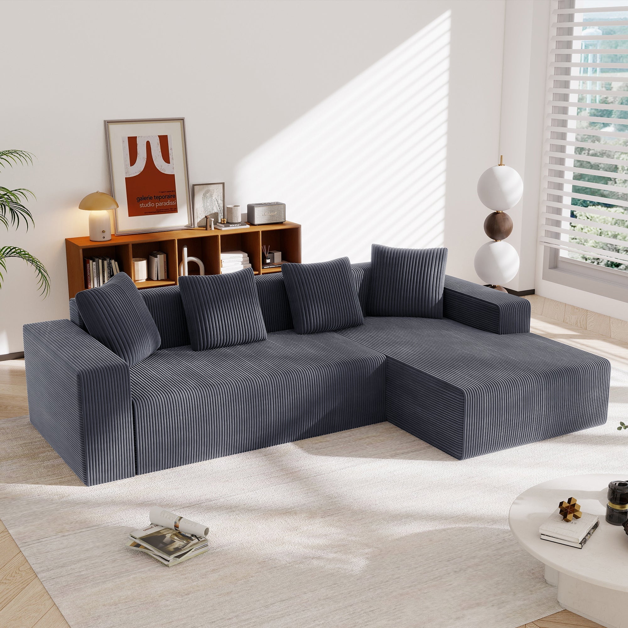 Cloud Modular Sofa L-Shape Deep Seat - Upholstered