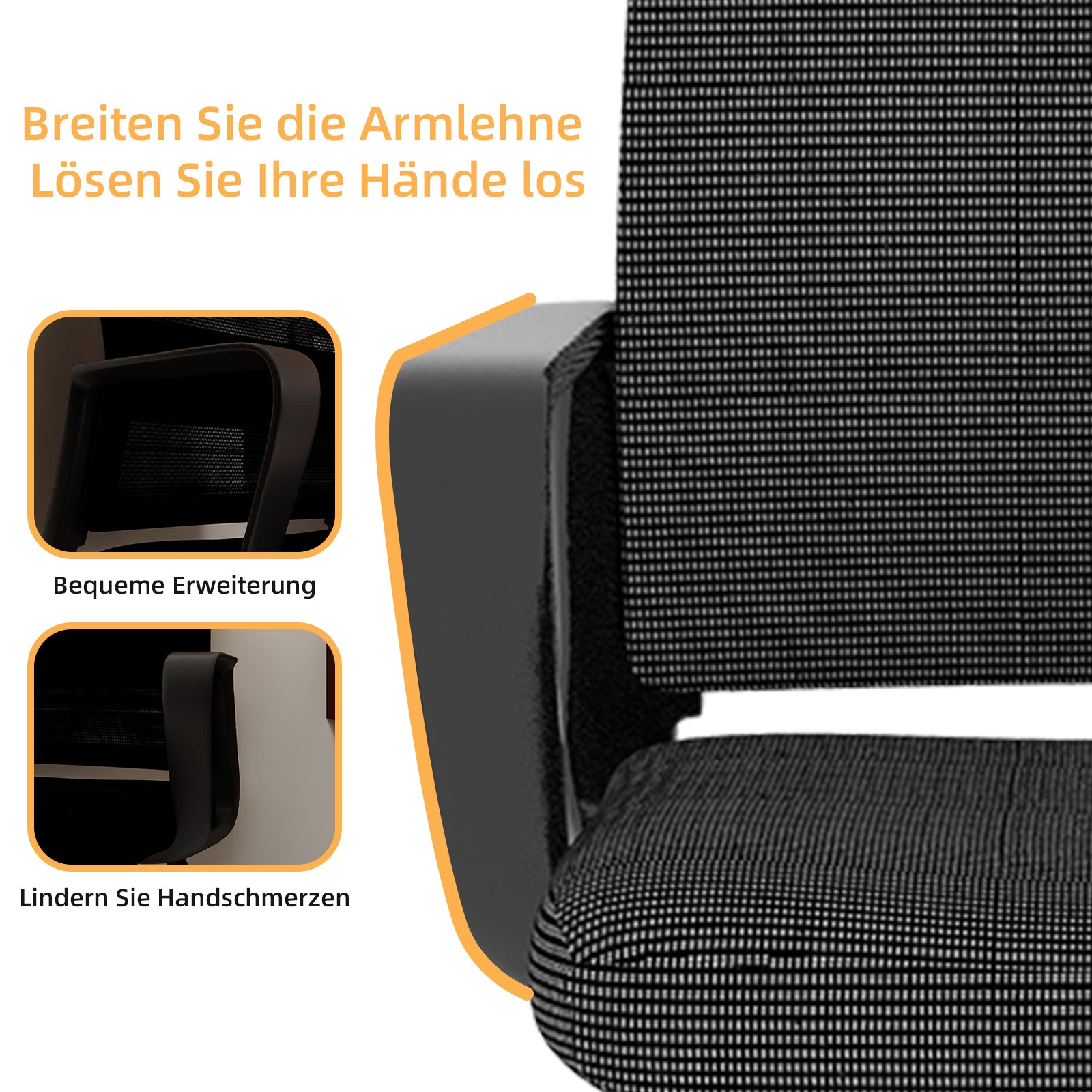 Minimalist Office Chair - Modern, Comfortable, Metal Frame