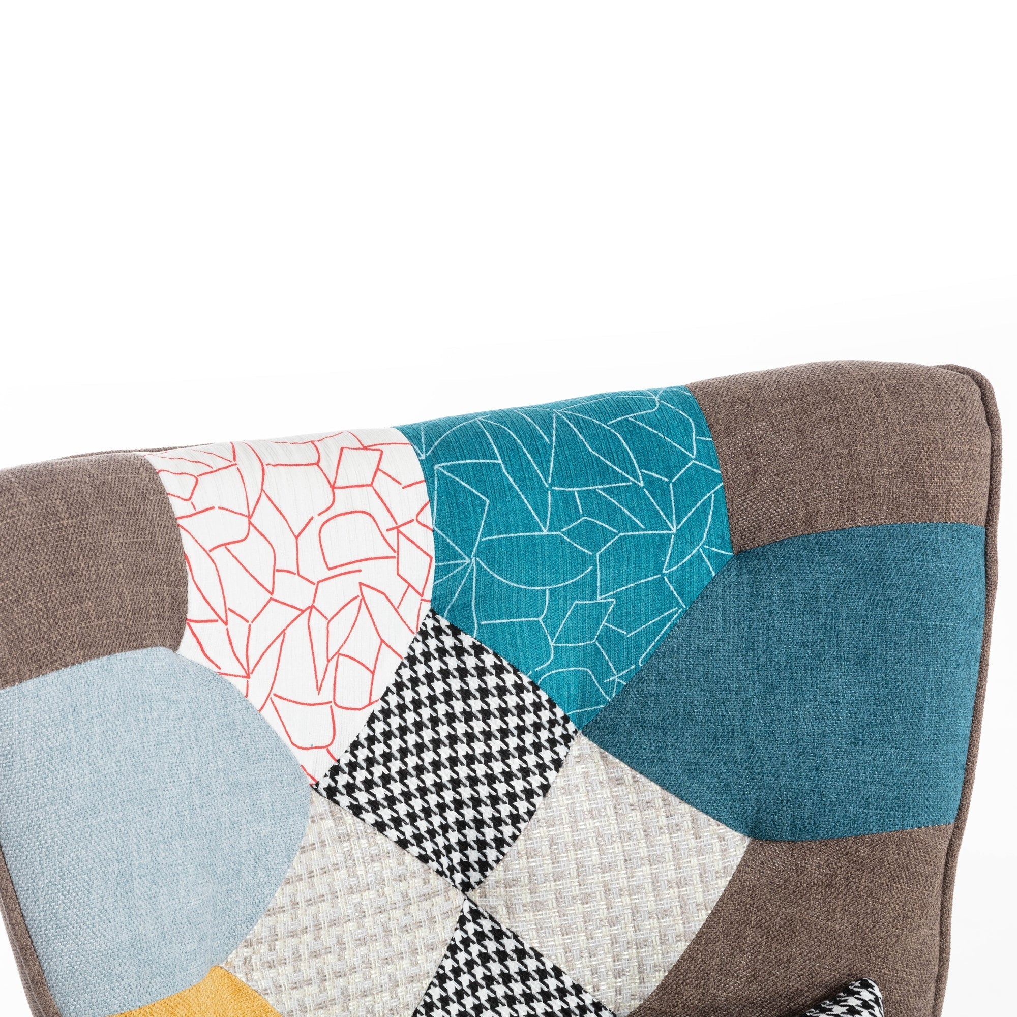 Leisure Chair with Footrest, Backrest, and Cushion, Color-matching