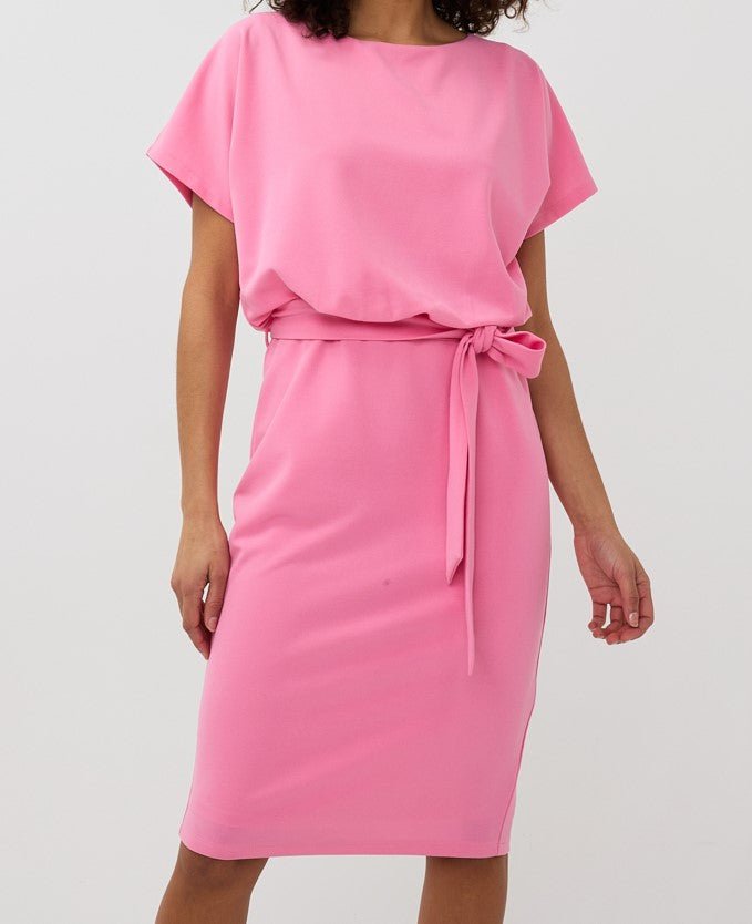 Esqualo Batwing Dress SS25 - Rose - Rathwood Store