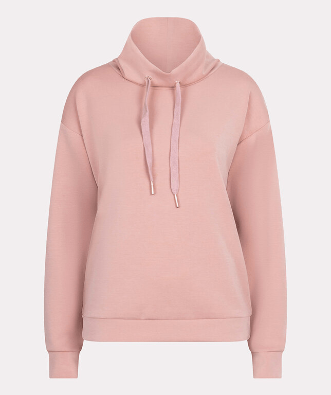 Esqualo Turtle Neck Sweater SS25 - Chalk Pink - Rathwood Store