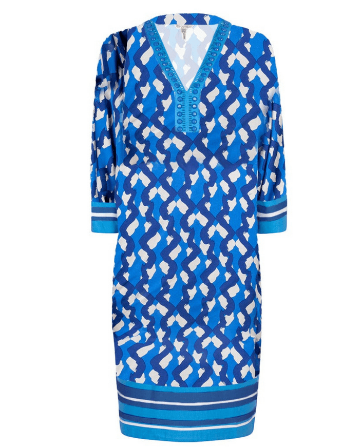 Esqualo Utopia Fantasy Dress SS25 - Blue - Rathwood Store