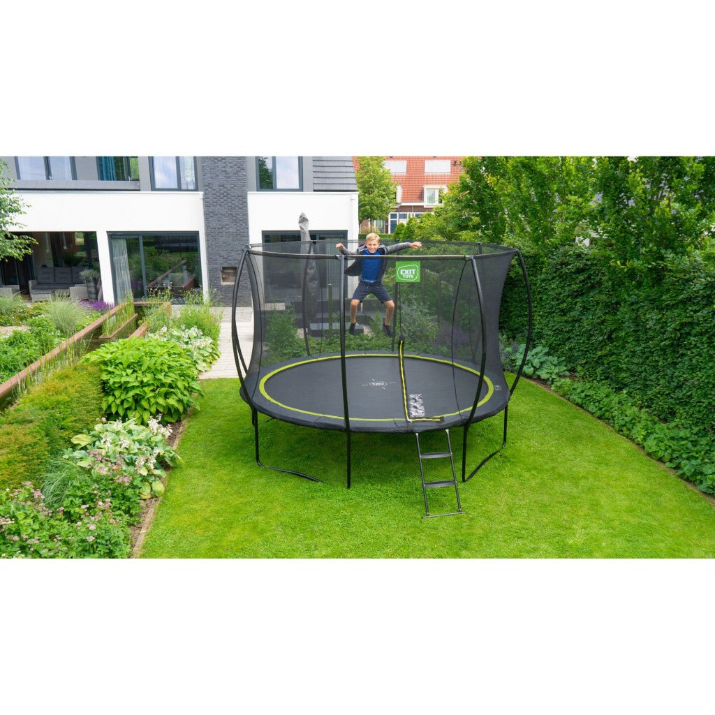 EXIT Silhouette Trampoline, 244cm (Black) - Rathwood Store