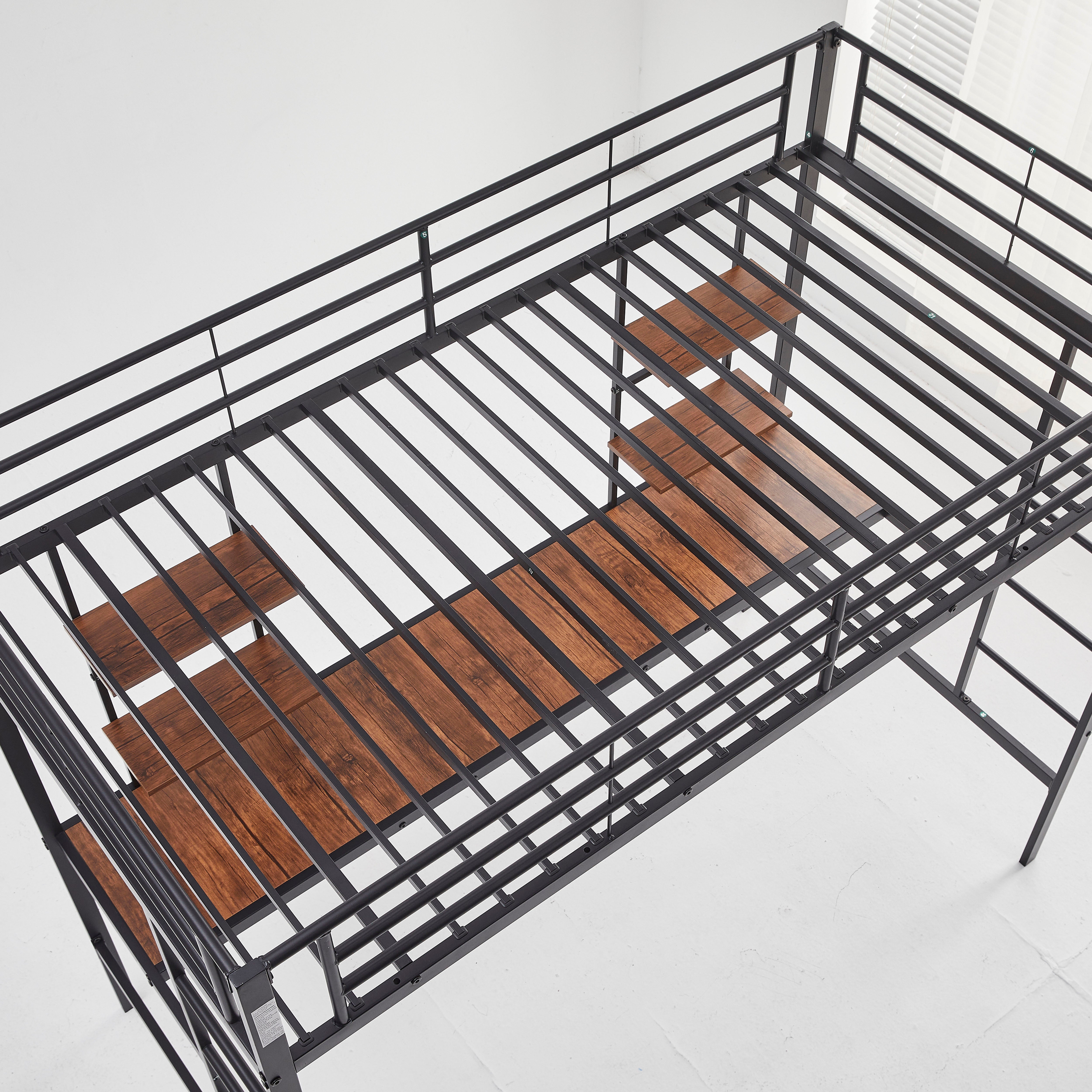 Metal Bed 190x90cm Multifunctional Space-Saving