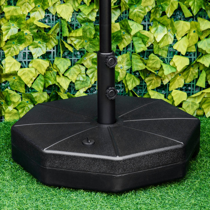 Parasol Base, Fillable Water/Sand 38mm/48mm Stable, Material Unknown