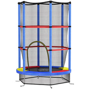 Children's Trampoline, Safety Net, Rubber Suspension, Steel Frame, Colorful