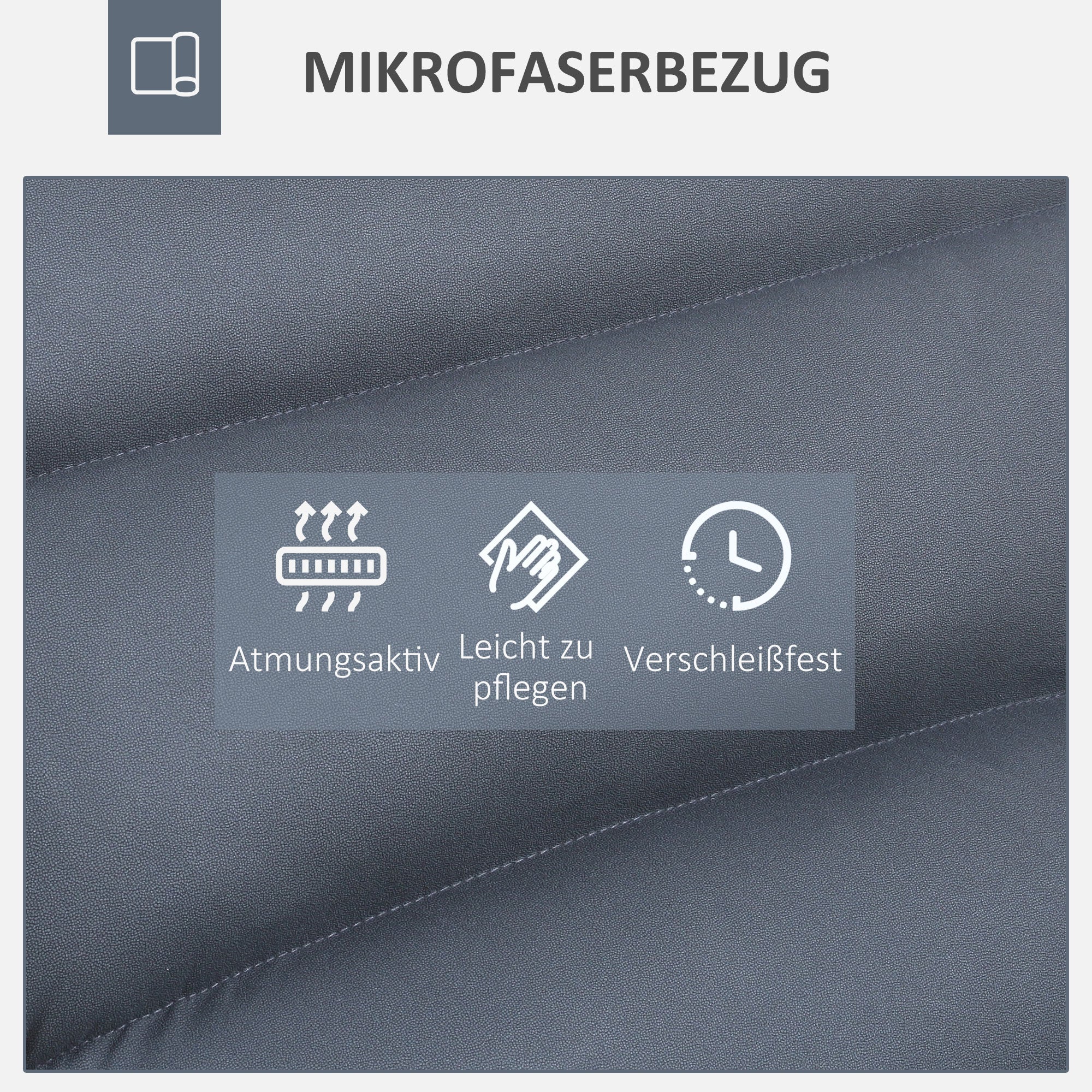 Relaxing Chair Floor Sofa, 360° Rotatable, 5-Level Adjustable Backrest, Dark Grey Steel