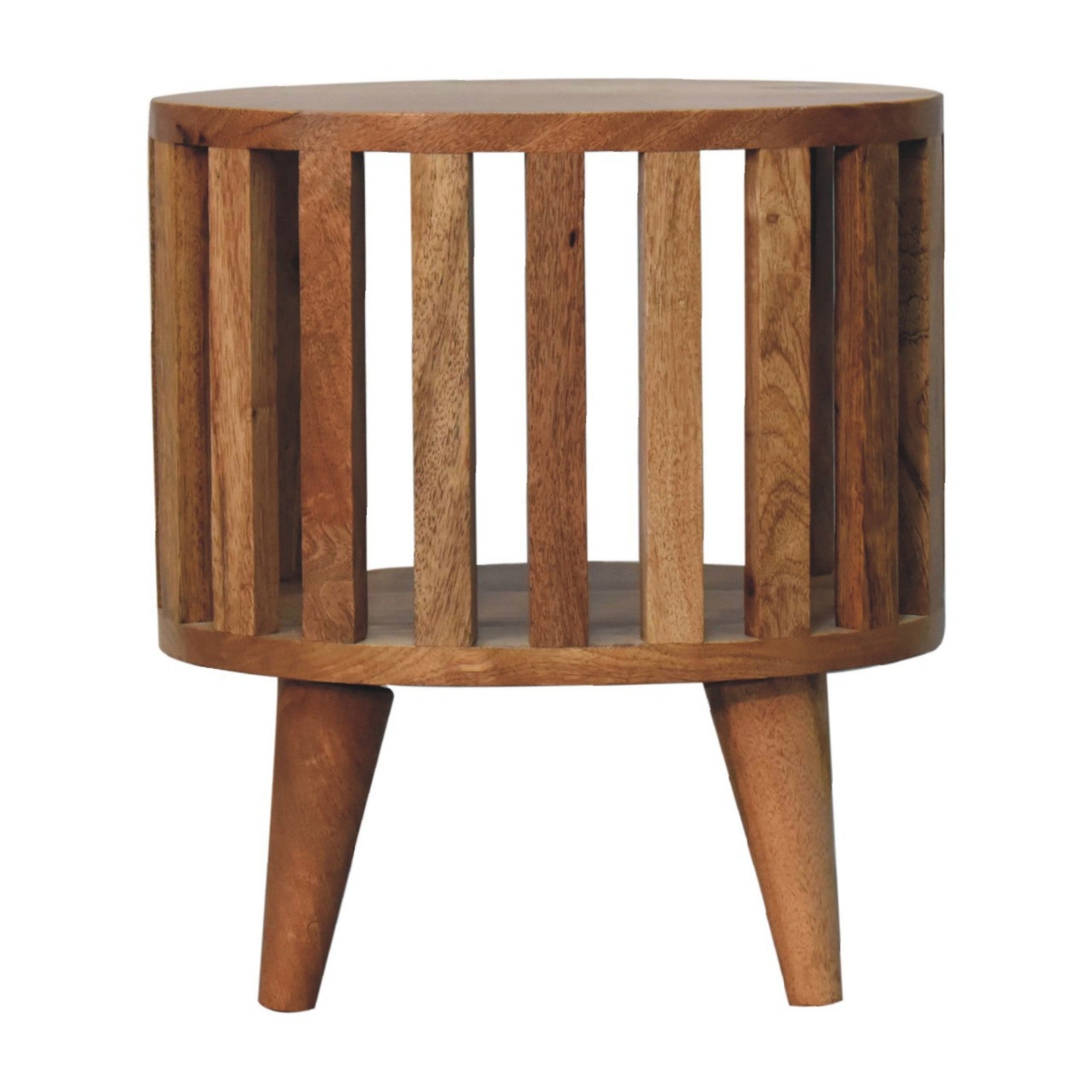 Ariella Single Shelf Bedside Open Shelf Solid Wood