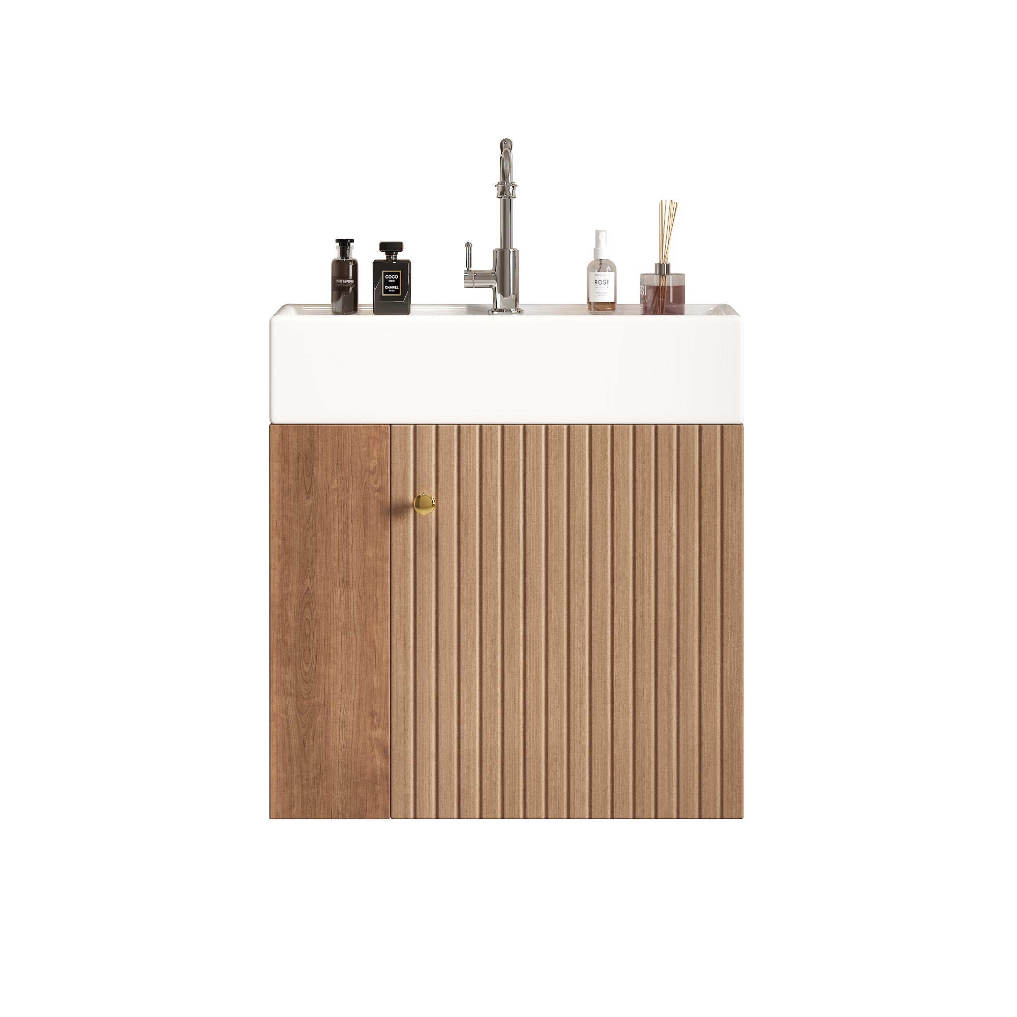 Bathroom Furniture Washbasin, 55cm Vanity Unit, Hanging, White