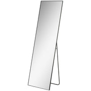 Standing Mirror, Freestanding Full Length Dressing Mirror with Stand, Aluminum