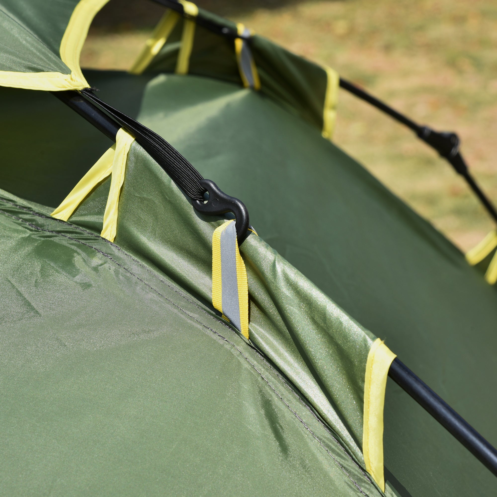 Double Camping Tent, Waterproof 4 Seasons 210x210x140cm, Outdoor Adventure