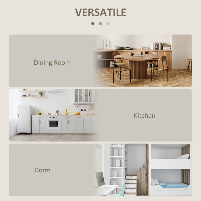 Drop Leaf Dining Table, Folding Small Space Oak