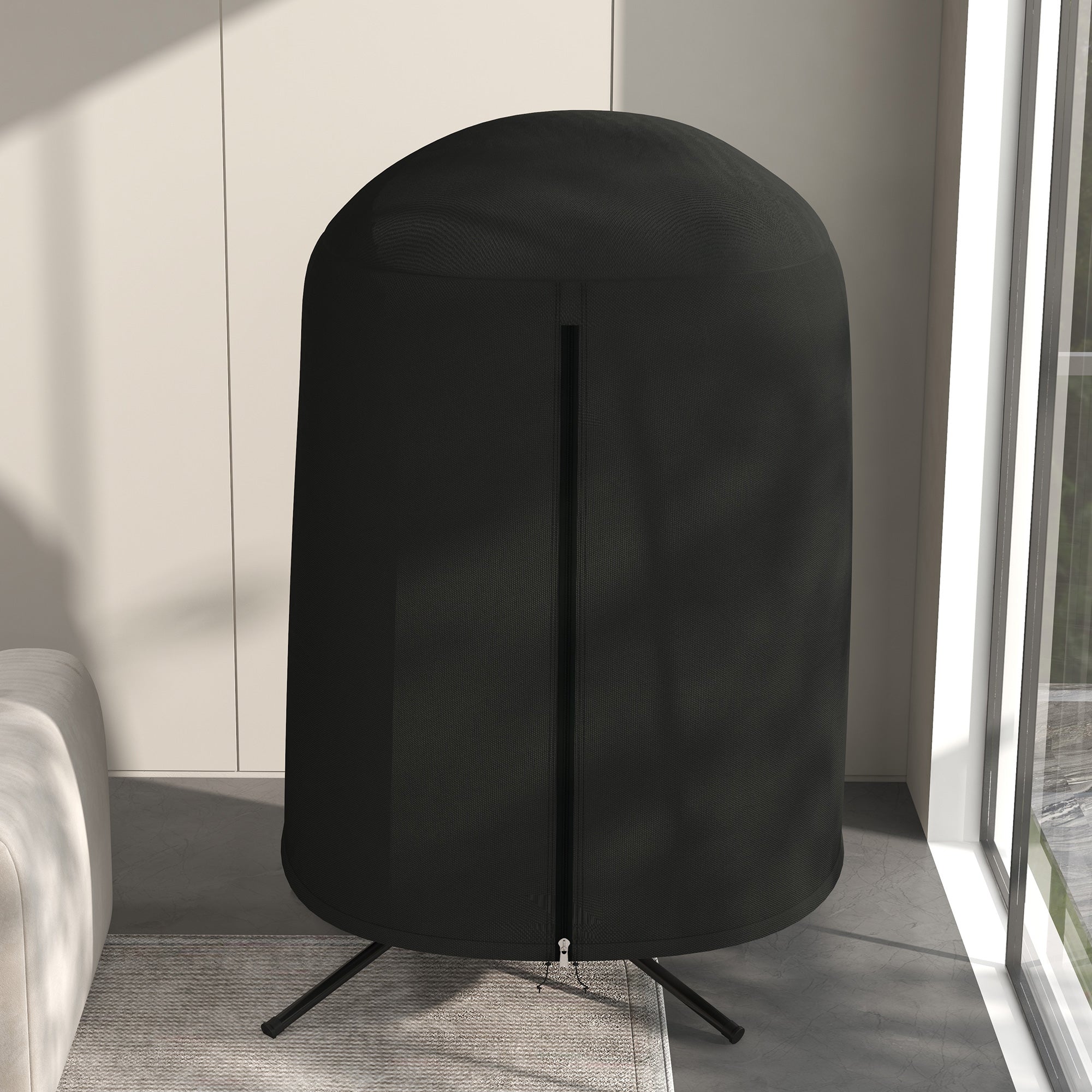 Protective Cover for Hanging Chairs, Waterproof UV Protection Zipper Ø128x190cm, Oxford Material