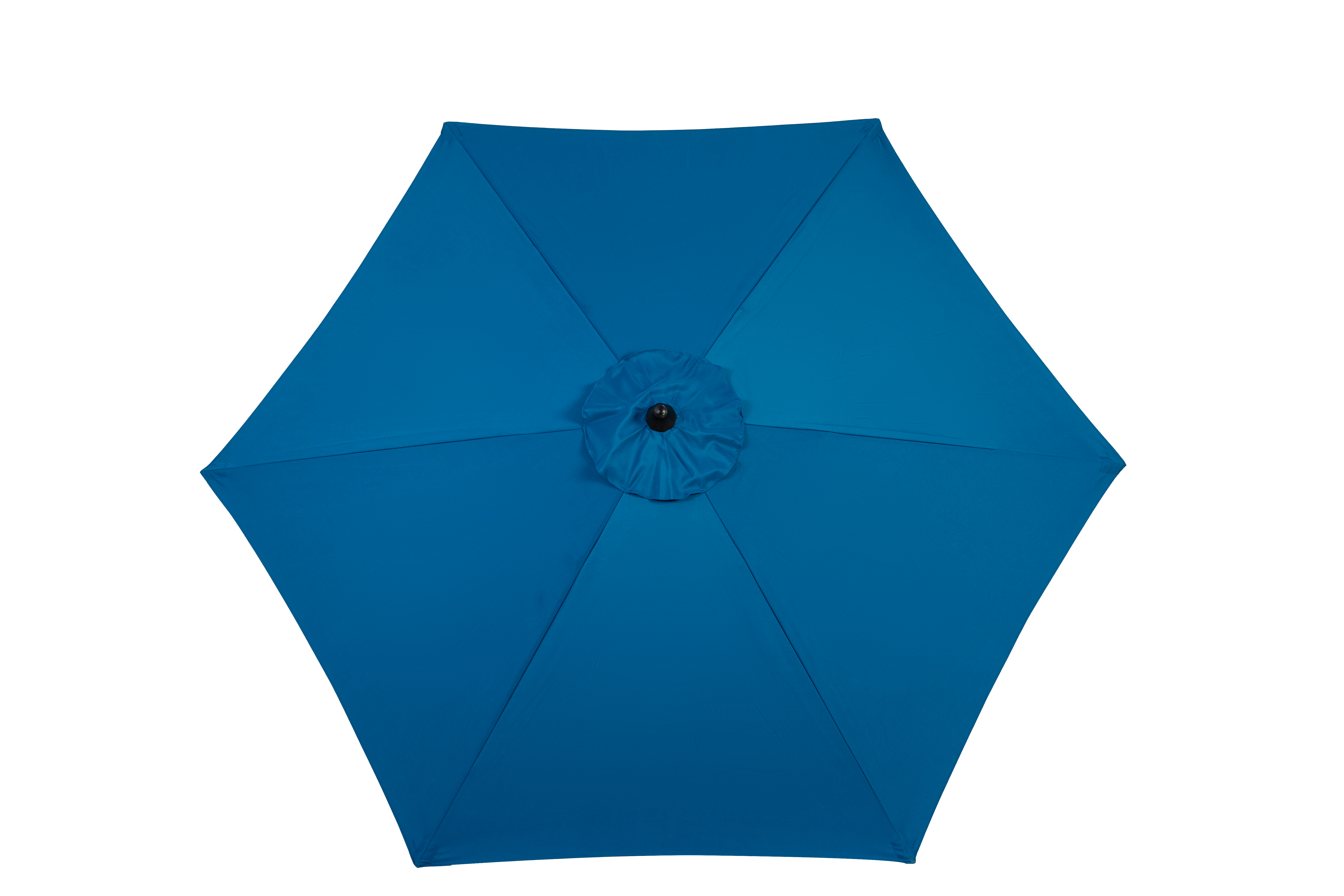Outdoor Umbrella 9 Ft Double Sided Rectangular with Crank, Blue