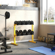 Hantelablage, 2 Ebenen, 270 kg, Stahl