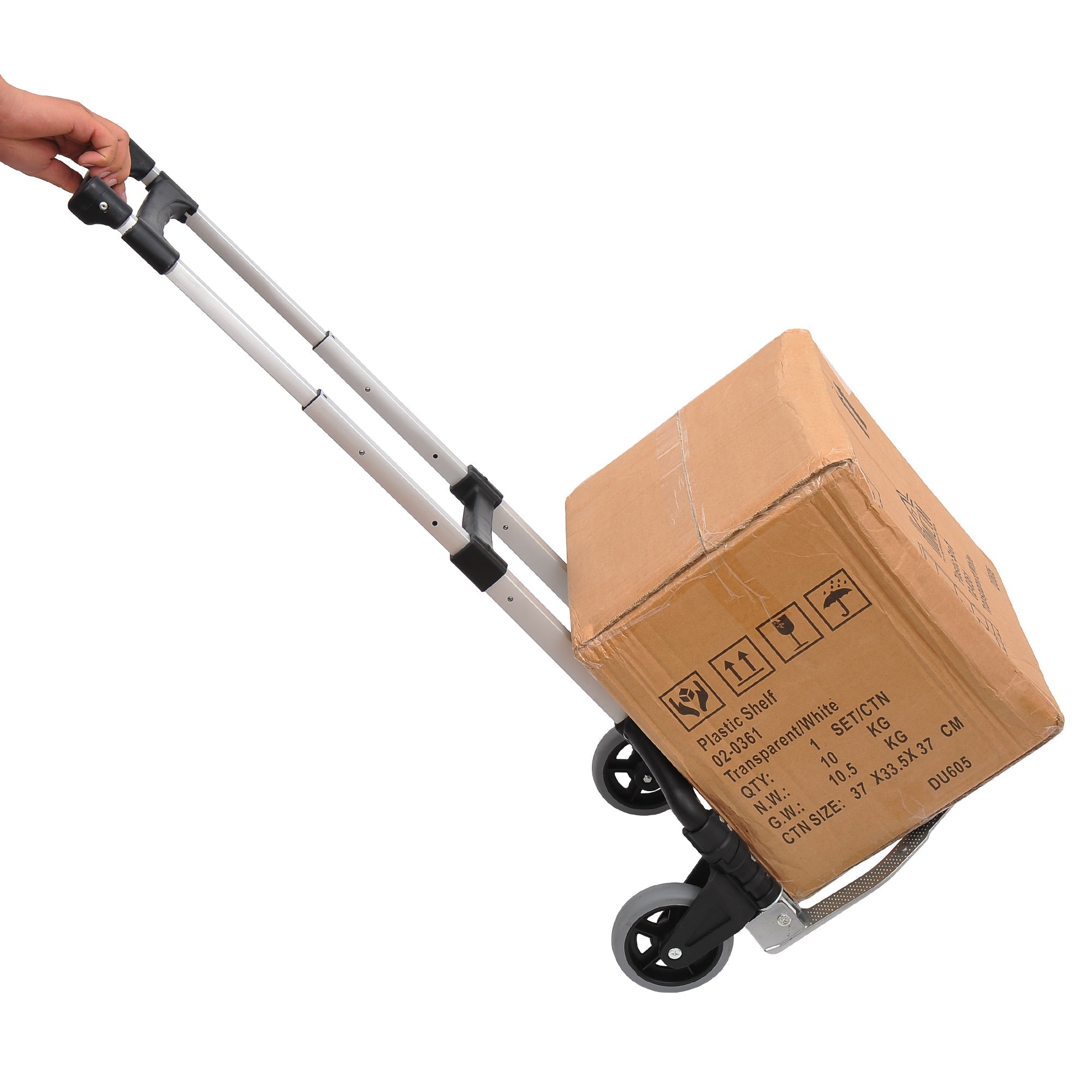 Aluminum Sack Truck, Foldable Hand Truck, 70 kg Load Capacity, Aluminum