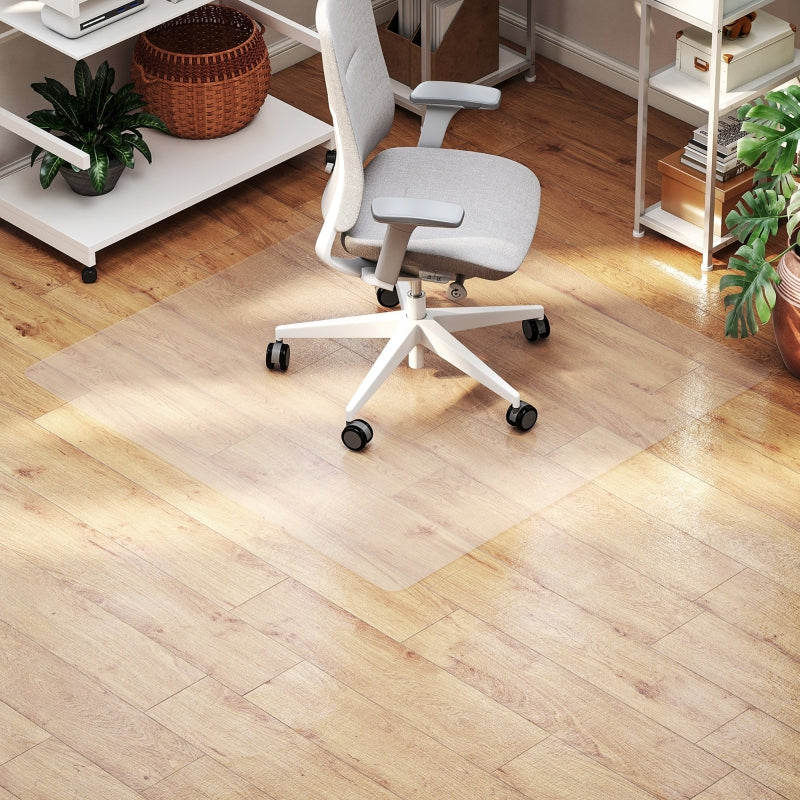 Floor Protection Mat, Non-Slip 1.5mm Thick 120x120cm, Transparent