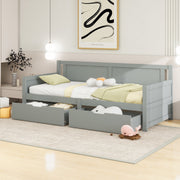 Upholstered Bed, 180x200cm LED & Hydraulic Storage, Faux Leather Light Grey