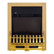Electric Fireplace, Freestanding Flame Effect 1000/2000W, Gold