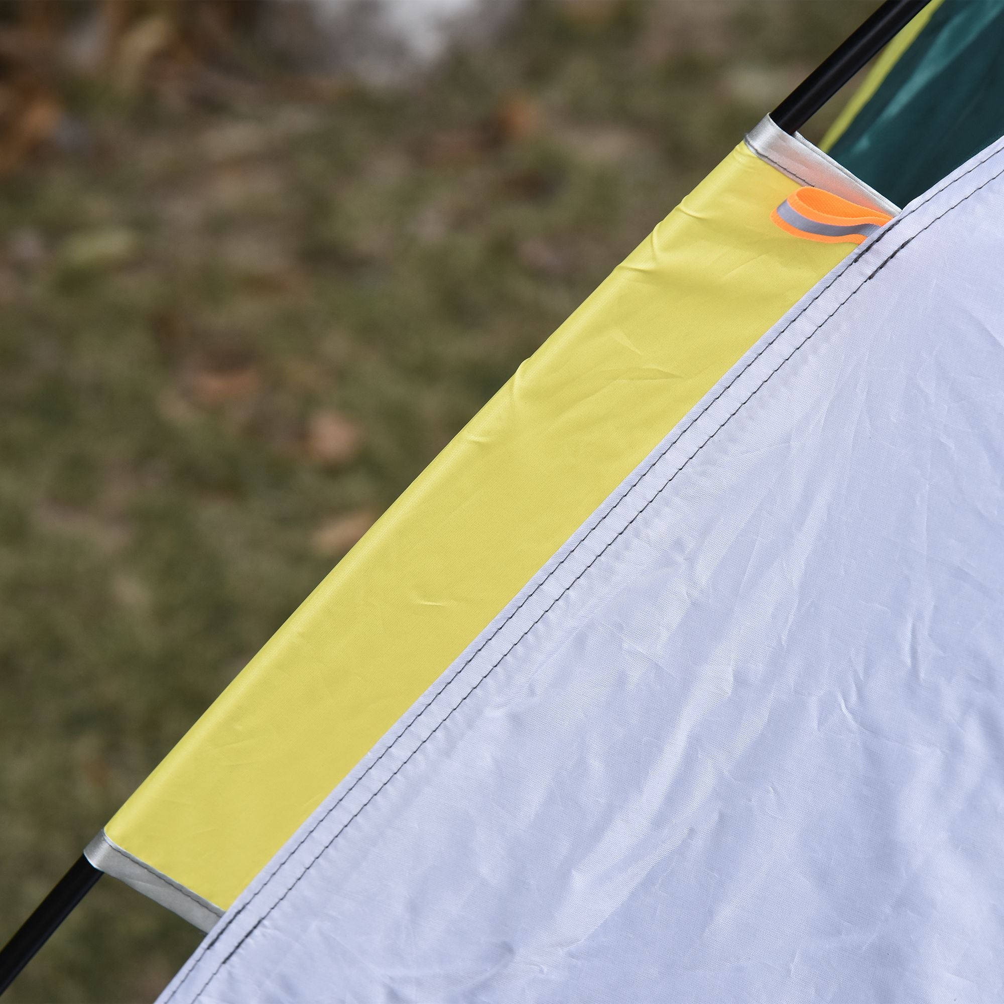 Dome Tent 3-Person 205x195x135cm Polyester, Green