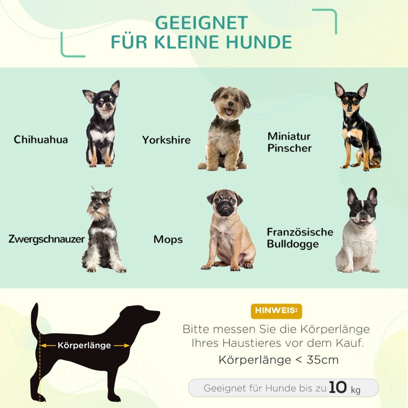 Outdoor-Haustierbett, erhöhtes Hundebett mit Überdachung, Taftgewebe, Kaffee