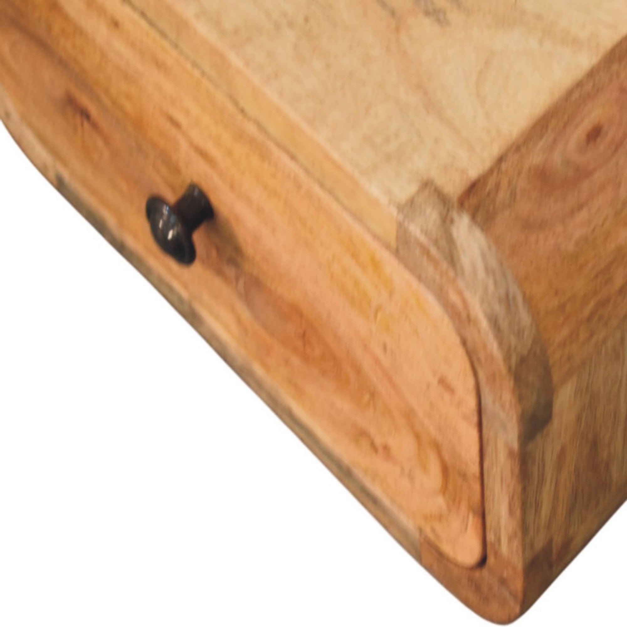 Solid Wood Avora Mini Wall-Mounted 1 Drawer Nightstand, Brown/Oak-ish