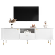 TV Stand with Storage and Cable Management