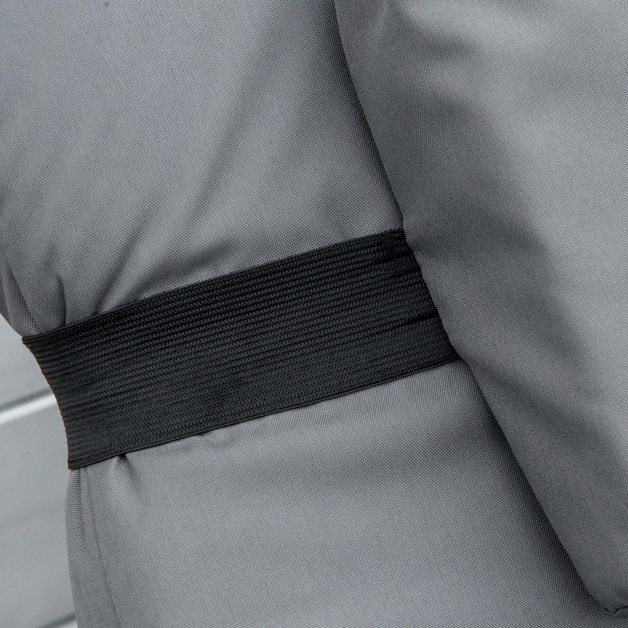 Rattan Sun Lounger, 5-Level Adjustable Recliner with Cushion, Dark Grey