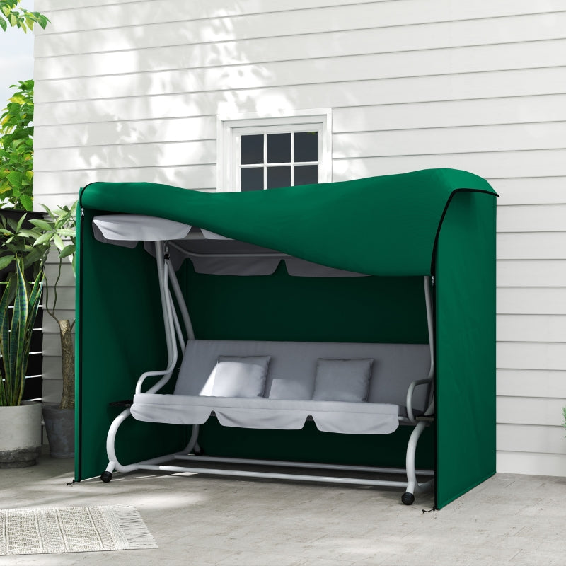 Three-Seater Swing Chair Protective Cover, 220 x 125cm, Green