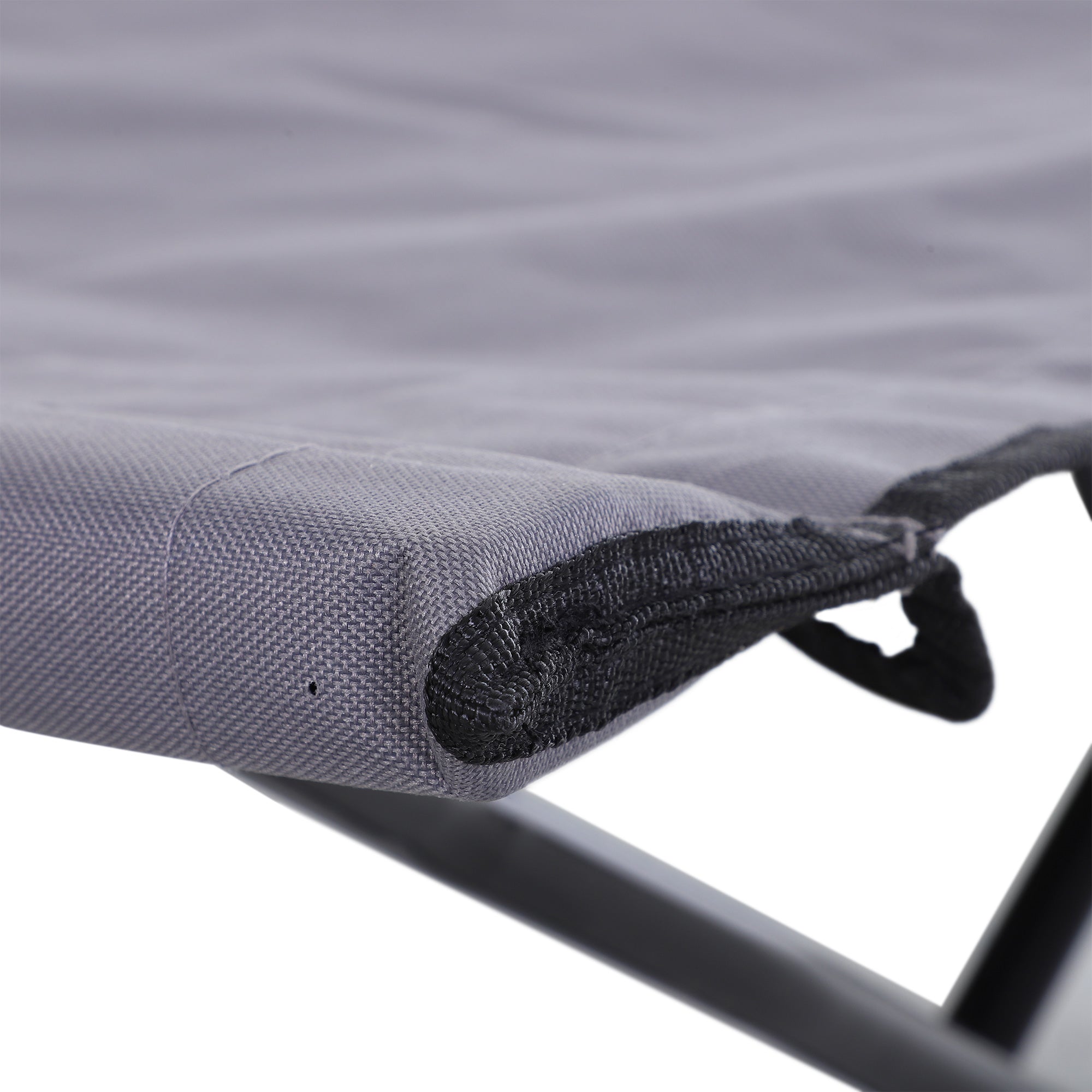 Klappbares Feldbett, 2 Personen, 136 kg, Stahl Oxford Grau