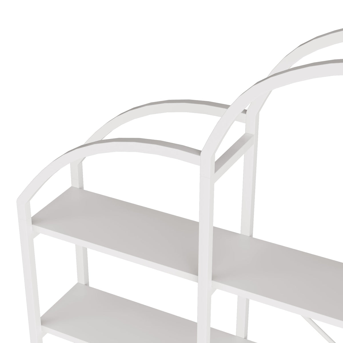 Shelf 170x26x190cm 5-Tier Cloud Shape - White