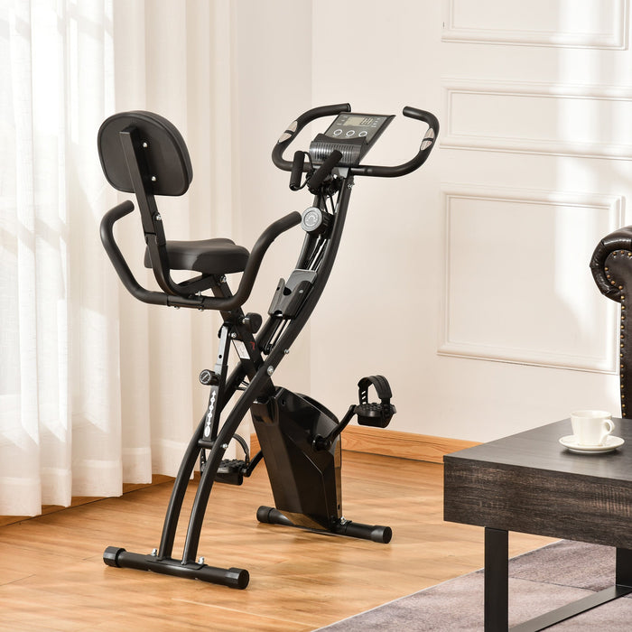 Heimtrainer, klappbar, 8-stufiger Magnetwiderstand, Metall