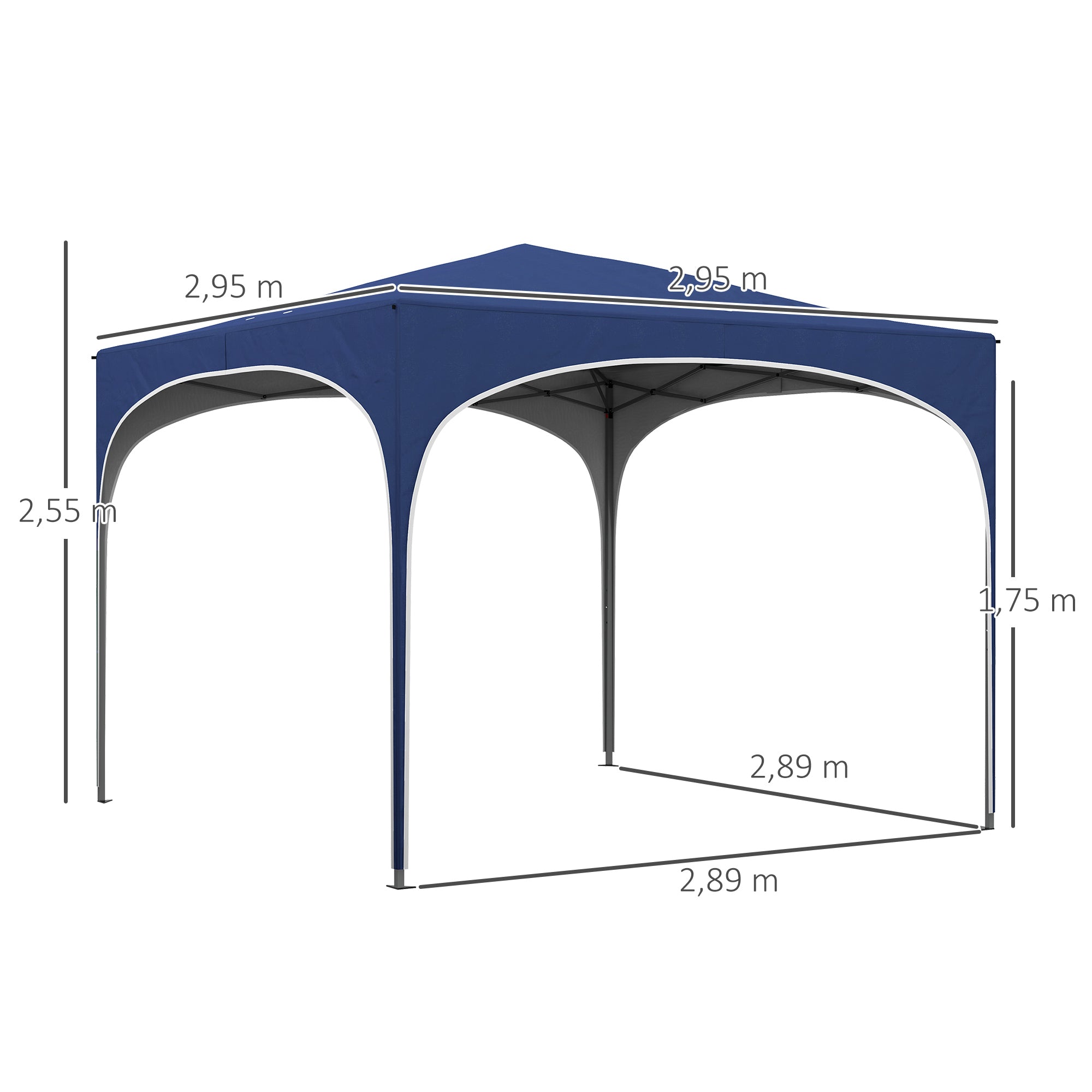 Tragetasche, Sandsack mit Stahlverstärkung, Oxford-Blau