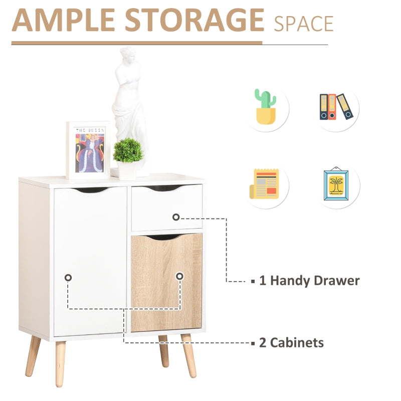 Sideboard Storage Cabinet Cupboard with Drawer, Brown