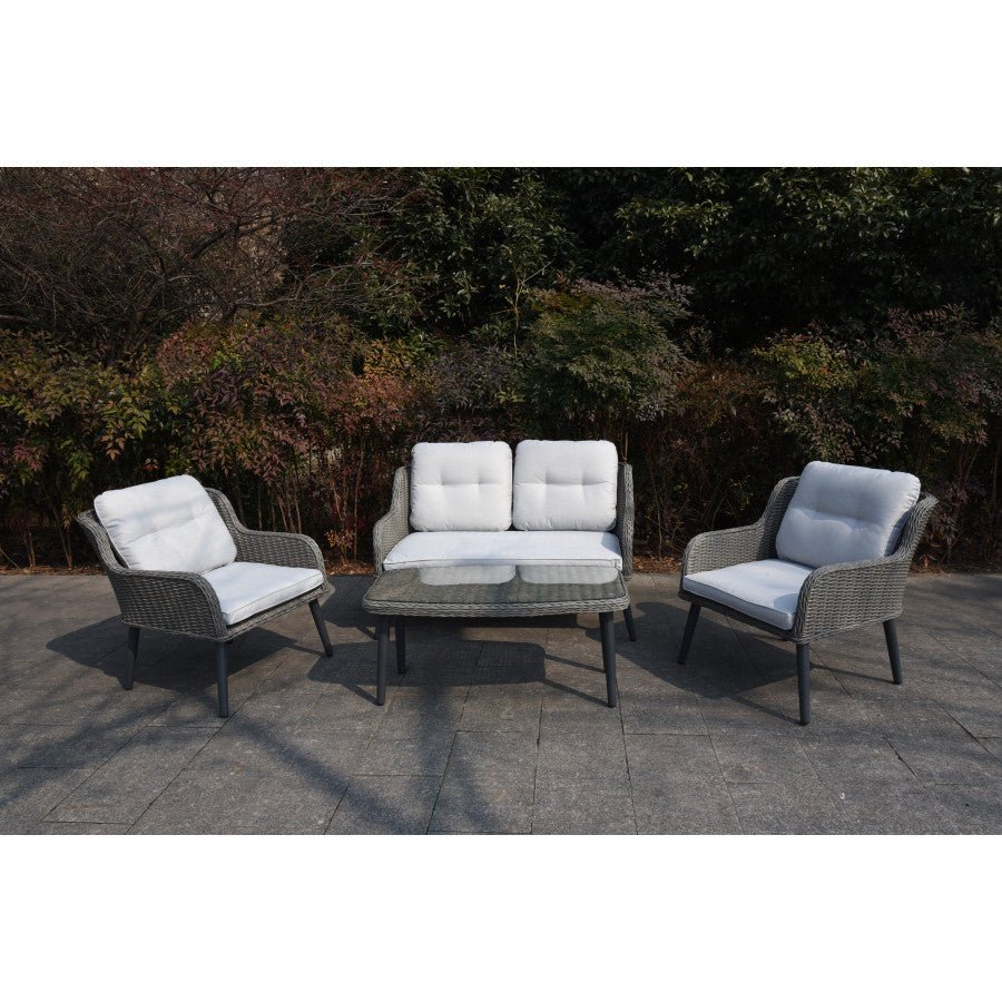 Genoa Sofa Set - Grey - Rathwood Store