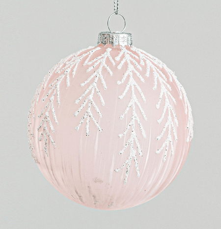 Glitter Pattern Ball - Pink 80mm - Rathwood Store