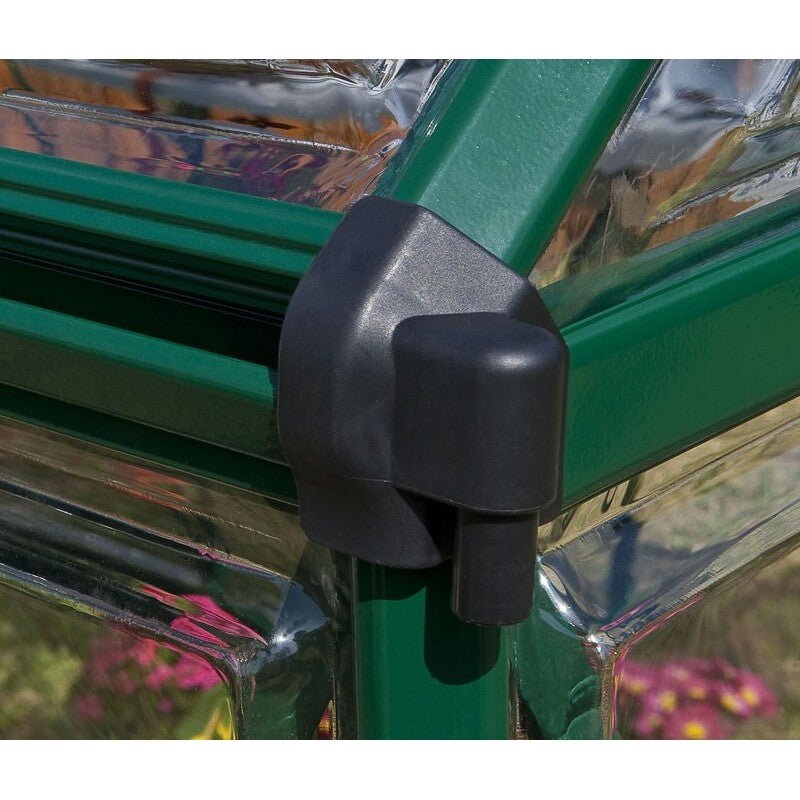 Harmony 6 ft. x 10 ft. Greenhouse Kit - Green Structure & Clear Panels - Rathwood Store