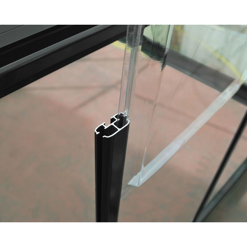 Harmony 6 ft. x 10 ft. Greenhouse Kit - Grey Structure & Clear Panels - Rathwood Store