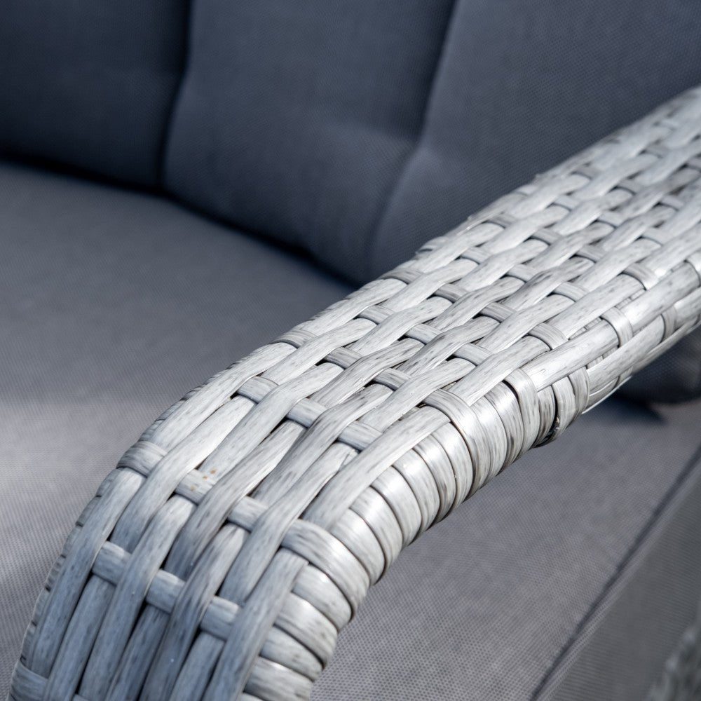 Havana - 8 Seat Set with 170cm Round Table (Light Grey) - Rathwood Store